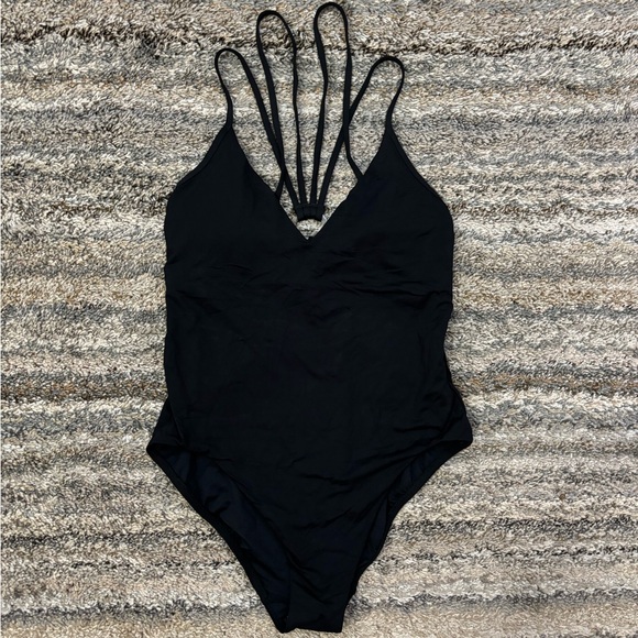 Seafolly Black One Piece Sz 14 NWOT | Seafolly Swimwear | Seafolly One Piece NEW - Picture 3 of 15